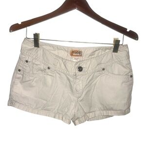 Vintage Y2K Light Tan Low Rise Short Shorts 100% Cotton